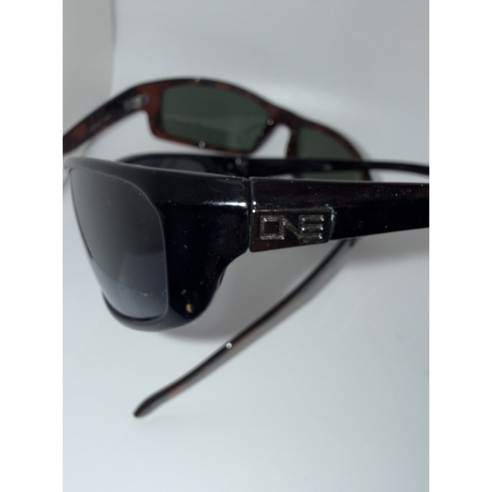 2 pairs ONE by Optic Nerve Authentic Sunglasses Polarized Wrap-Fourteener &Black - Picture 6 of 13